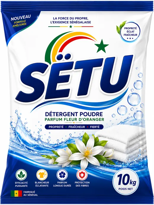 SËTU Détergent Poudre — format 10 kg
