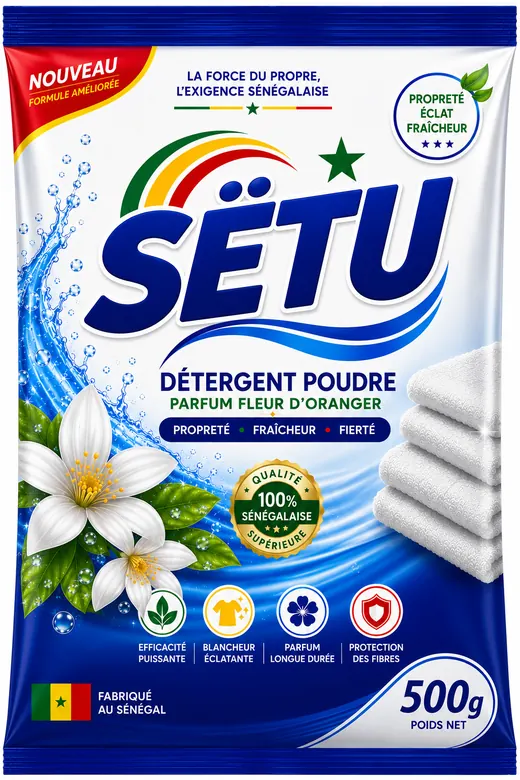 SËTU Détergent Poudre — format 500 g