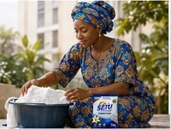 Lavage du linge à la main avec le détergent SËTU