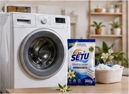 Lavage en machine avec le détergent SËTU